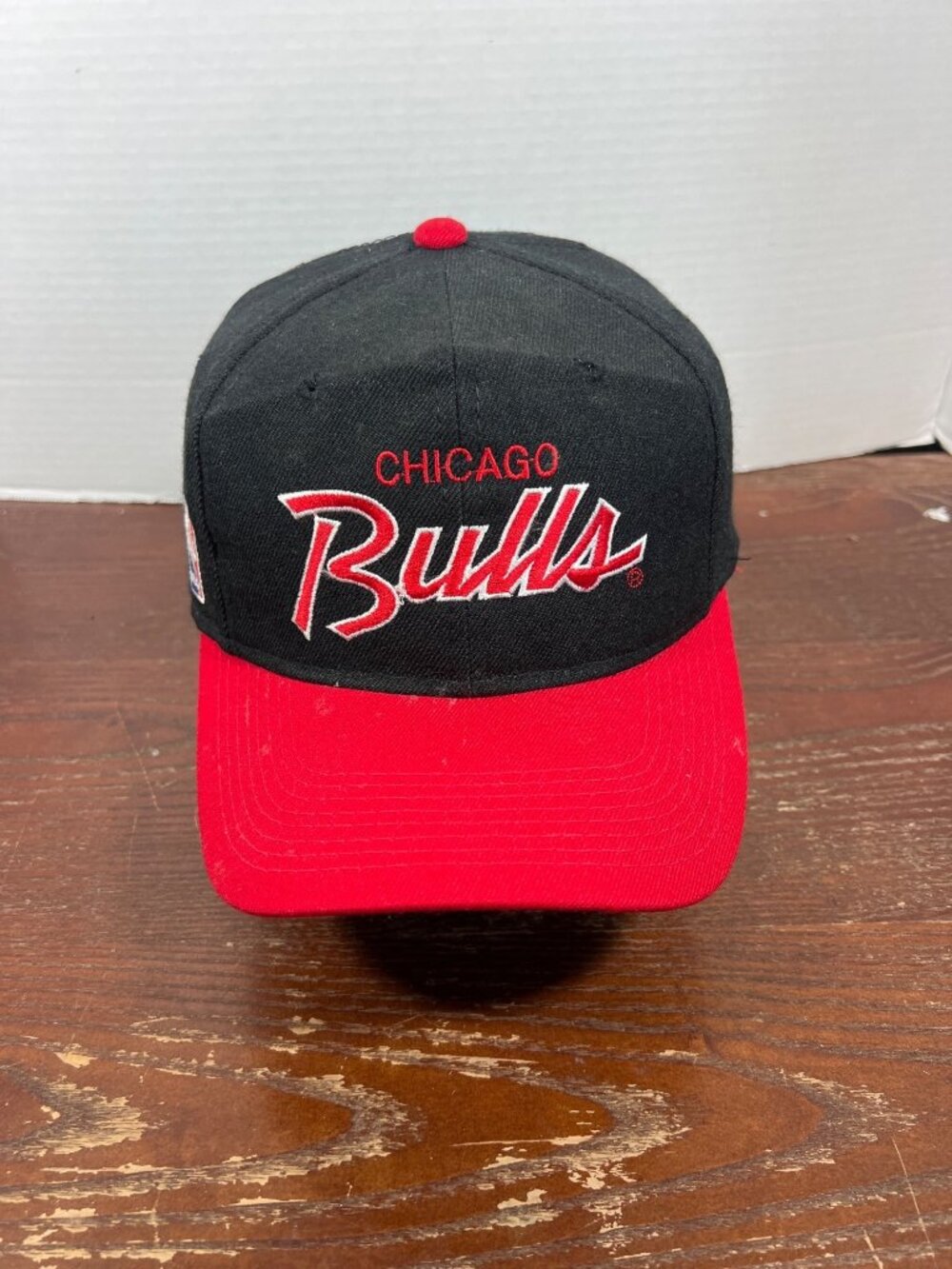 Vintage Sports Specialties Script Chicago Bulls Snapback Hat NBA H4
